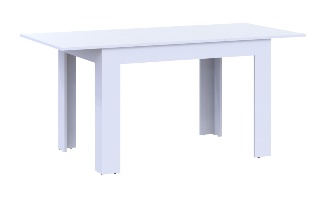 Esstisch Doros Flint Weiß 120/170x80x78 (41510128)