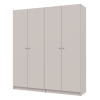Kleiderschrank Doros Promo mit Drehtüren Kaschmir 2+2 Türen 180x48x204 (80737672)