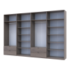 Kleiderschrank Doros Lukas Cannolo / Cannolo 4+4 Türen 360x50x240 (42005250)