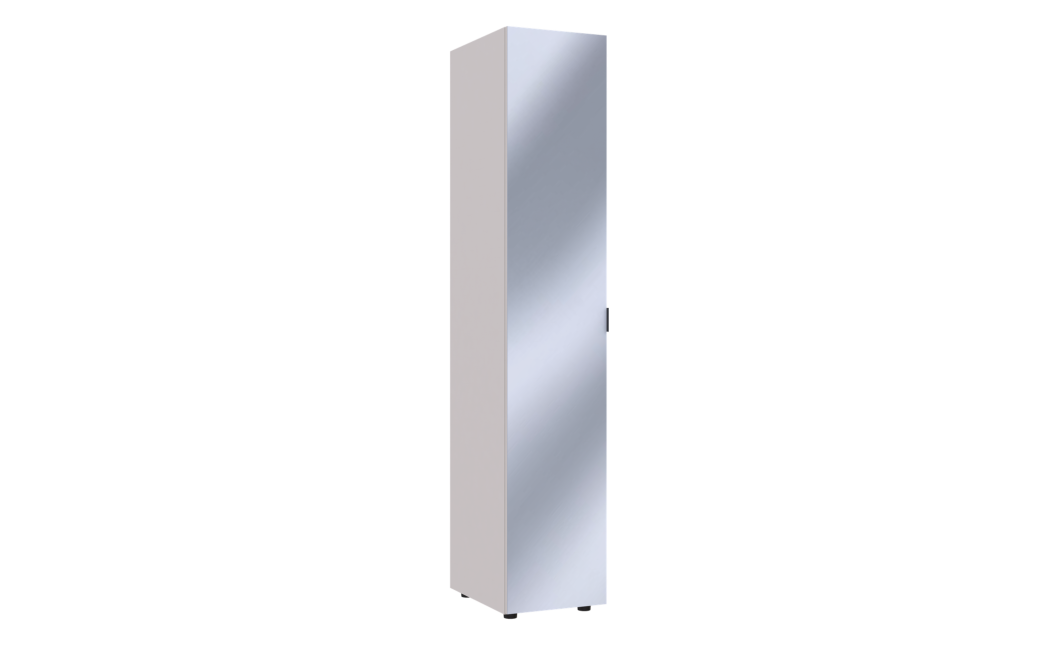 Kleiderschrank Doros Gelar Kaschmir mit Spiegel 39x49,5x203,4 (80737635)