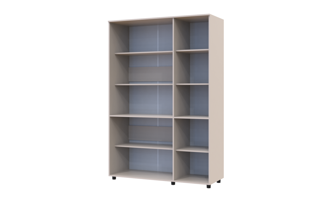 Kleiderschrank Doros Thorn Kaschmir 3 Türen Böden 135x51,6x200 (44900496)