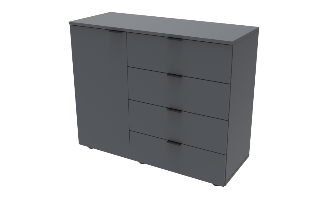 Kommode Doros GC1 Graphitgrau 100x40x81,7 (41510069)