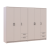 Kleiderschrank Doros Rondi Kaschmir 3+3 Türen 242x52x195 (42005622)