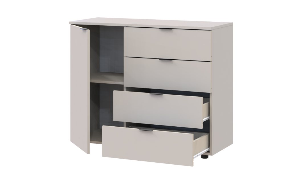 Kommode Doros GC1 Kaschmir 100x40x81,7 (41510134)