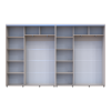 Kleiderschrank Doros Sigma Slim Schiebetüren Kaschmir 2+2 Türen 340x45x214.4 (42005614)