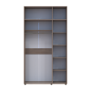 Kleiderschrank mit Aufsatz Doros Kasper Cremona Cannolo 3 Türen 135x50x245 (42005521)