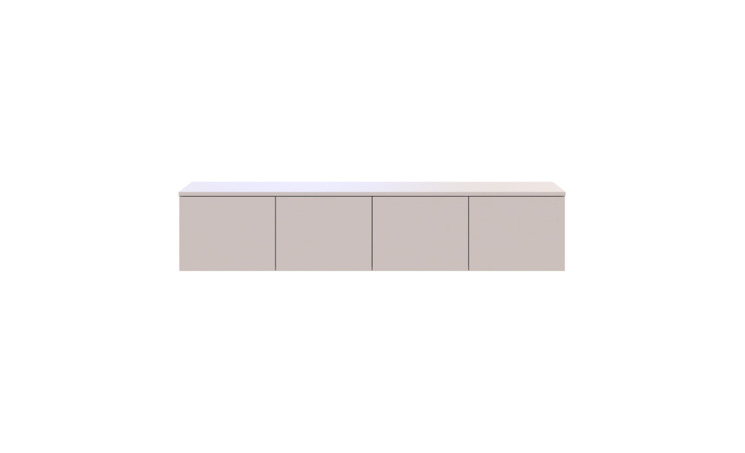 TV-Board Doros Levia Kaschmir 4 Türen 160x35x33 (41516085)