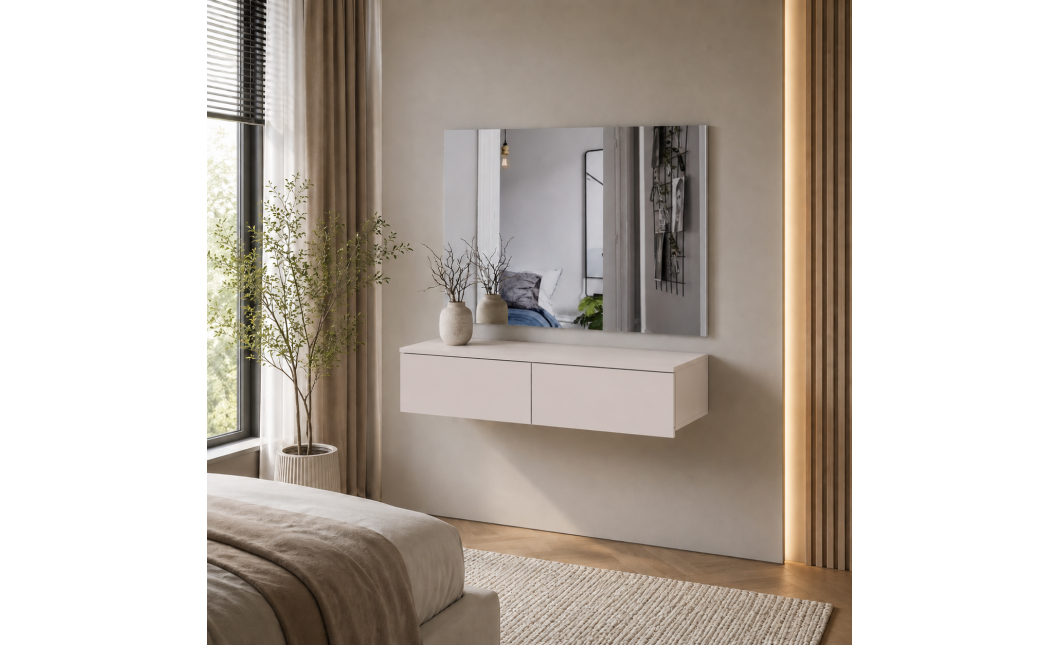 Möbelset Doros Levia mit Spiegel Kaschmir 100x32x100 (42005237)