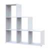 Regalsystem Doros Step 3x3 Weiß offen 102,6x28,8x106,1 (41516161)