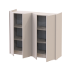 Kommode Doros Kassel Kaschmir 4 Türen 128x40x110 (41516213)