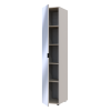 Kleiderschrank Doros Gelar Kaschmir mit Spiegel 39x49,5x203,4 (80737635)