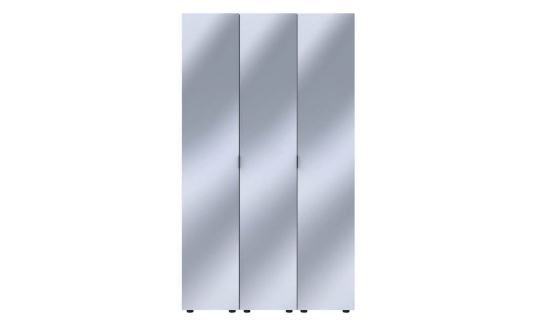 Kleiderschrank Set Doros Gelar Kaschmir mit 3 Spiegeln 117x49,5x203,4 (42005104)