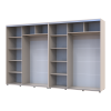 Kleiderschrank Doros Sigma Slim Schiebetüren Kaschmir 2+2 Türen 340x60x214.4 (42005615)
