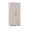 Kleiderschrank Doros Rondi mit Drehtüren Kaschmir 2 Türen 82x52x195 (80738467)