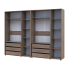 Kleiderschrank mit Schubladen Doros Kasper Cremona Cannolo 3+3 Türen 270x48x204 (42005573)