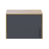 Aufsatz Doros Rondi Artisan Eiche/Graphit 60x52x41 (41516245)
