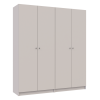 Kleiderschrank Doros Promo mit Drehtüren Kaschmir 2+2 Türen 180x48x204 (80737672)
