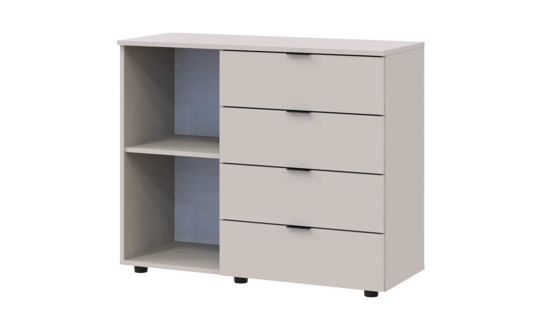 Kommode Doros GC1 Kaschmir 100x40x81,7 (41510134)