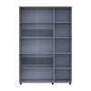 Kleiderschrank Doros Thorn Grau 3 Türen Böden 135x51,6x200 (44900488)