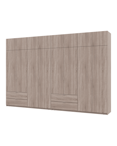 Kleiderschrank Doros Lukas Sonoma Eiche 4+4 Türen 360x50x240 (42005143)