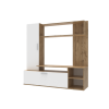 Kleiderschrank Doros Kona Tahoe/Weiß 151x40x147 (44900388)