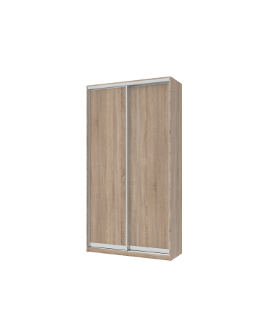 Kleiderschrank Doros City Light Schiebetüren Sonoma Eiche 2 Türen 120x45x225 (42002011)