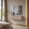 Möbelset Doros Levia mit Spiegel Sonoma Eiche 100x32x100 (42005388)