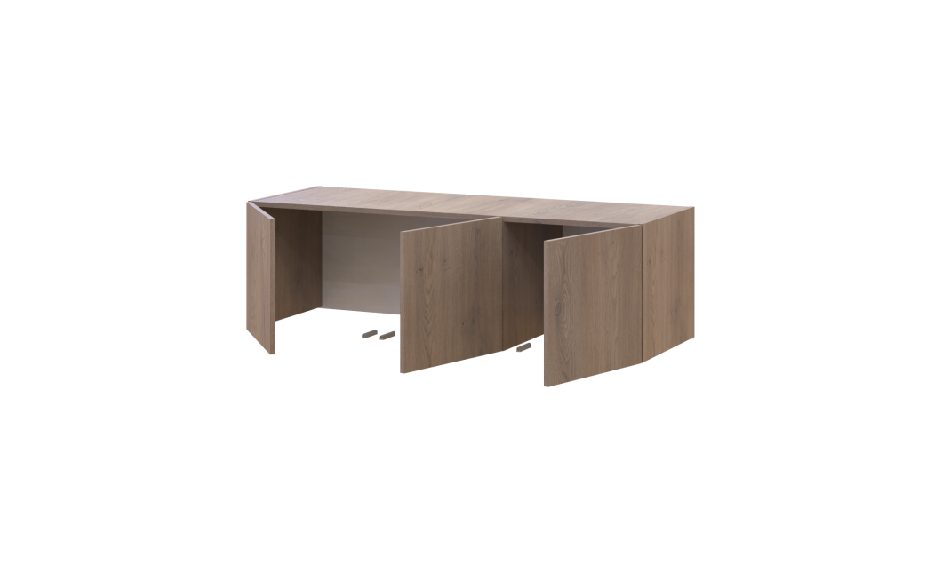Hoher Aufsatz Doros Kasper Cremona Cannolo 3 Türen 135х48х41 (41516327)