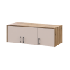 Anbauschrank Doros Rondi Artisan Eiche / Kaschmir 3 Türen 121x52x41 (80737823)