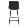 Barhocker POZZA Samt Schwarz/Schwarz (10038561)