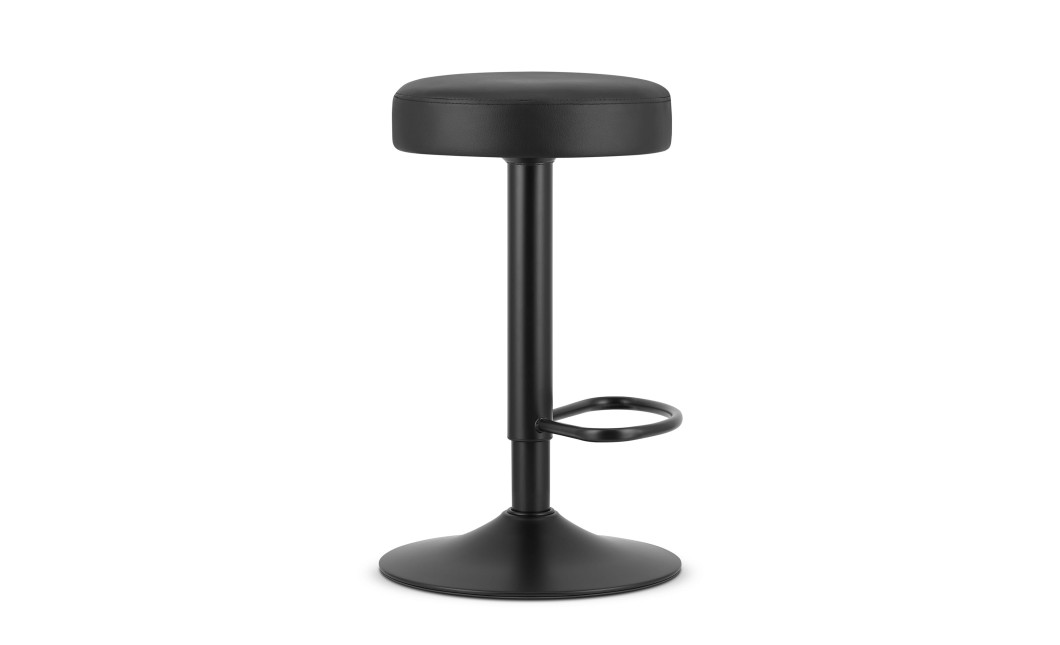 Barhocker ROJST Kunstleder Schwarz/Schwarz (10037751)