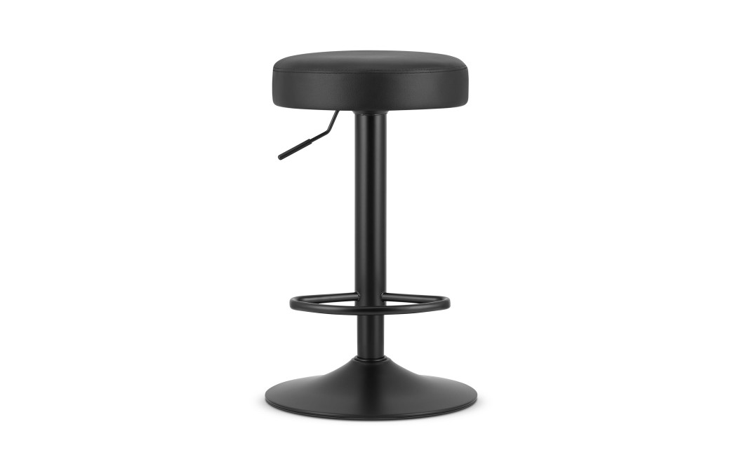Barhocker ROJST Kunstleder Schwarz/Schwarz (10037751)