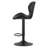 Barhocker WEST Kunstleder Schwarz/Schwarz (10039771)