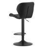 Barhocker WEST Kunstleder Schwarz/Schwarz (10039771)