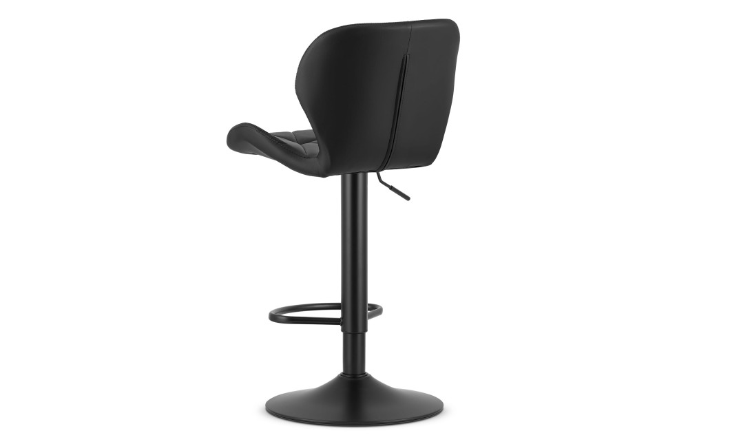 Barhocker WEST Kunstleder Schwarz/Schwarz (10039771)