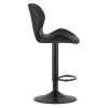 Barhocker WEST Kunstleder Schwarz/Schwarz (10039771)