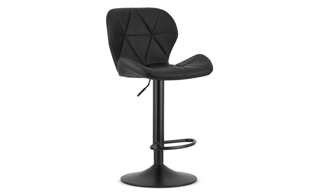Barhocker WEST Kunstleder Schwarz/Schwarz (10039771)