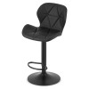 Barhocker WEST Kunstleder Schwarz/Schwarz (10039771)