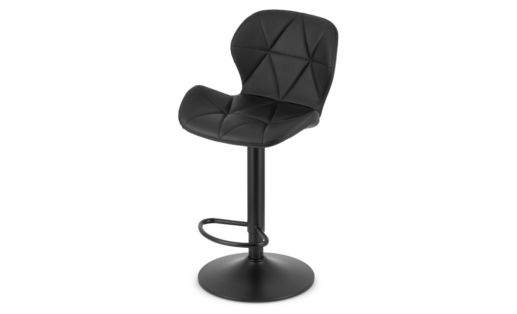 Barhocker WEST Kunstleder Schwarz/Schwarz (10039771)