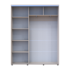 Kleiderschrank Doros Sigma Slim Schiebetüren Kaschmir 2 Türen 170x45x214.4 (42005451)