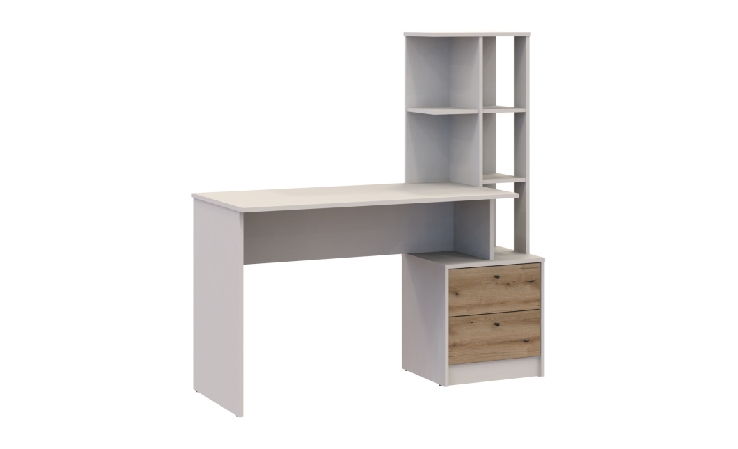 Computertisch Doros T7 Kaschmir Ewok Eiche 136x55x138 (41516059)