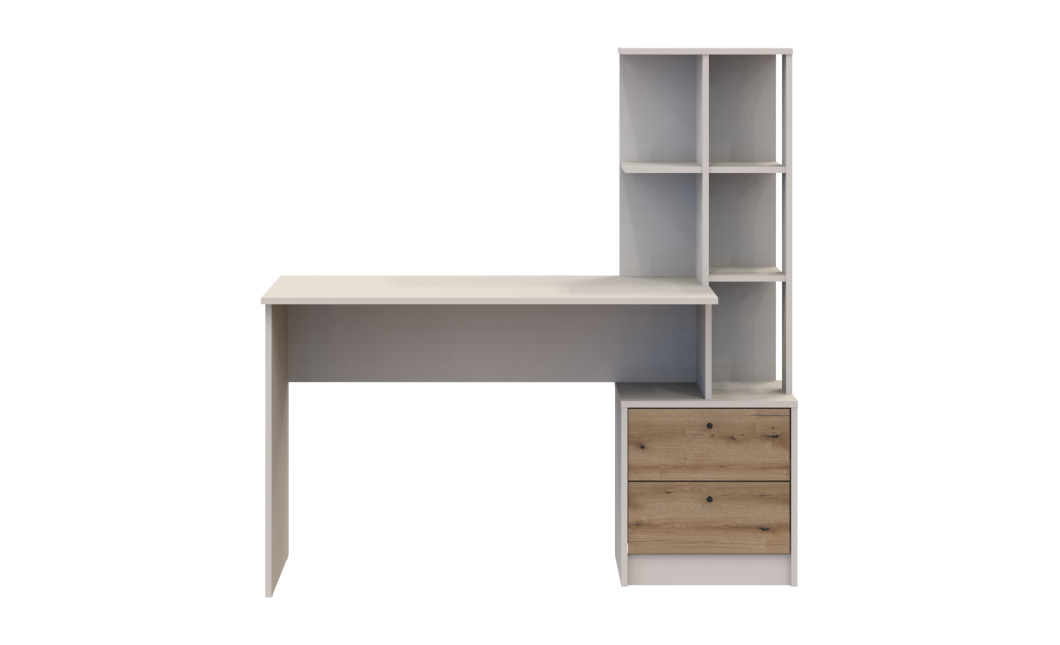 Computertisch Doros T7 Kaschmir Ewok Eiche 136x55x138 (41516059)