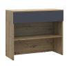 Schuhschrank Doros Split Artisan Eiche / Graphitgrau 94x39x80 (41901271)