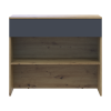Schuhschrank Doros Split Artisan Eiche / Graphitgrau 94x39x80 (41901271)