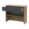 Schuhschrank Doros Split Artisan Eiche / Graphitgrau 94x39x80 (41901271)