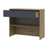 Schuhschrank Doros Split Artisan Eiche / Graphitgrau 94x39x80 (41901271)