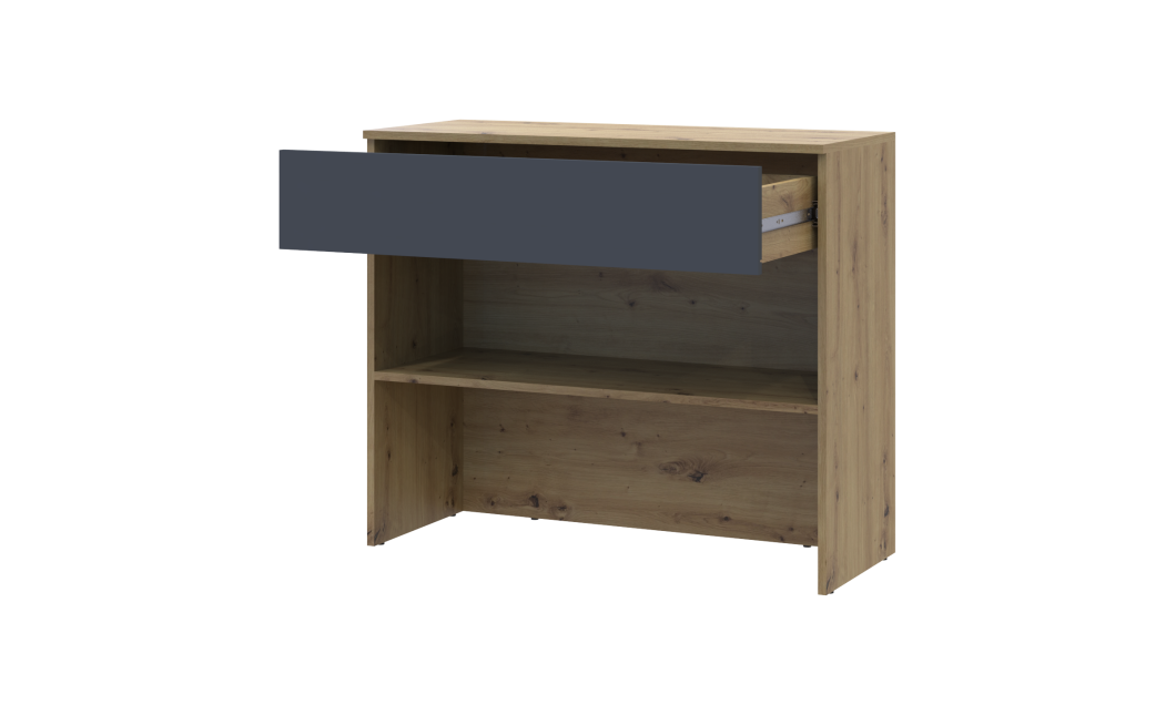 Schuhschrank Doros Split Artisan Eiche / Graphitgrau 94x39x80 (41901271)