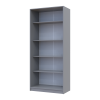 Kleiderschrank Doros Promo mit Drehtüren Grau mit Regalböden 2 Türen 90x48x204 (80737770)