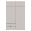 Kleiderschrank Doros Lukas mit Drehtüren Kaschmir 160x50x240 (80737728)