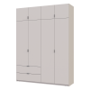 Kleiderschrank Doros Lukas mit Drehtüren Kaschmir 180x50x240 (80737729)
